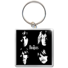 The Beatles - Illustrated Faces Photo Print Keychain