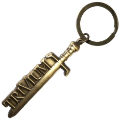 Trivium - Gold Sword Keychain