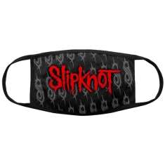 Slipknot - Red Logo & Sigils Bl Face Mask