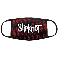 Slipknot - White Logo & Sigils Bl Face Mask