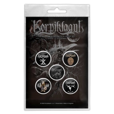 Korpiklaani - Raven Button Badge Pack