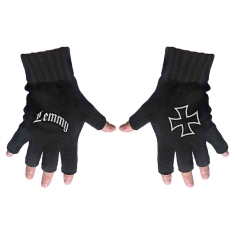 Lemmy - Logo & Iron Cross Fingerless Gloves