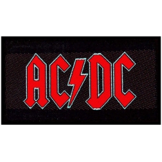 Ac/Dc - Red Logo Standard Patch