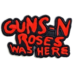 Guns N Roses - Cut-Out Was Here Woven Patch