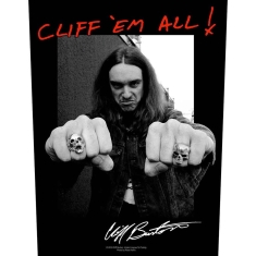 Metallica - Cliff 'Em All! Back Patch