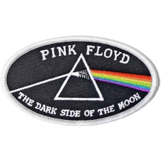 Pink Floyd - Dsotm Oval White Border Woven Patch