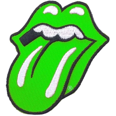 Rolling Stones - Classic Tongue Green Standard Patch