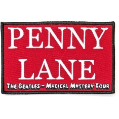 The Beatles - Penny Lane Red Woven Patch