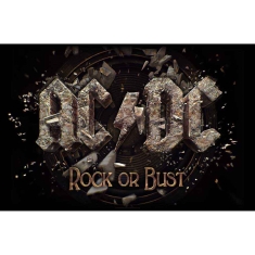 Ac/Dc - Rock Or Bust Textile Poster