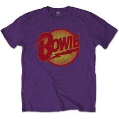 David Bowie - Vtge Diamond Dogs Logo Uni Purp    M