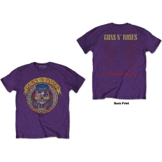 Guns N Roses - Skull Circle Uni Purp    L