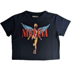 Nirvana - Angelic Lady Navy Crop Top: 
