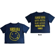 Nirvana - Yellow Smiley Flower Sniffin Lady Denim 