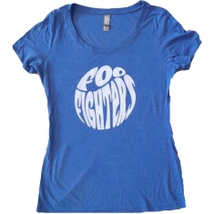 Foo Fighters - 70S Logo Lady Blue 