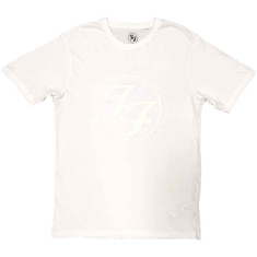 Foo Fighters - Ff Logo Hi-Build Uni Wht 