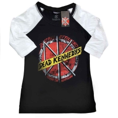 Dead Kennedys - Destroy Lady Bl/Wht Raglan:1Xs