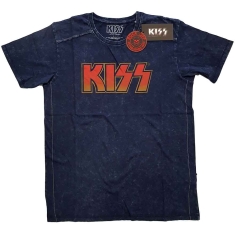 Kiss - Classic Logo Snow Wash Uni Navy 