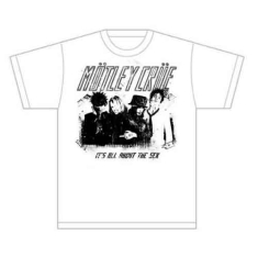 Motley Crue - Stencil Uni Wht 