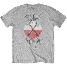 Pink Floyd - The Wall Faded Hammers Logo Uni Grey 