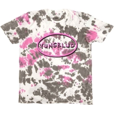 Yungblud - Scratch Logo Oval Uni Grey Dip-Dye 