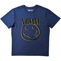 Nirvana - Inverse Happy Face Uni Blue 