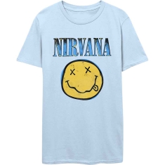 Nirvana - Xerox Happy Face Blue Uni Lht Blue 