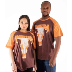 Pantera - Skull Uni Brown/Orange Raglan