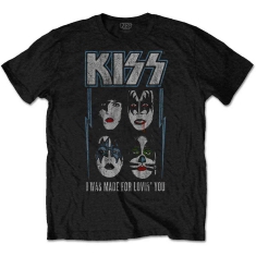 Kiss - Made For Lovin' You Boys T-Shirt Bl