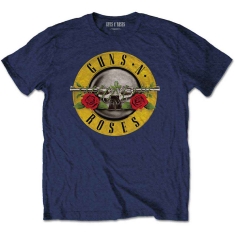 Guns N Roses - Classic Logo Boys T-Shirt Navy