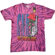 Guns N Roses - Uyi Pistol Boys T-Shirt Purp Dip-Dye
