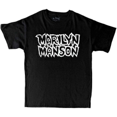 Marilyn Manson - Classic Logo Boys T-Shirt Bl