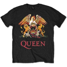 Queen - Classic Crest Boys T-Shirt Bl