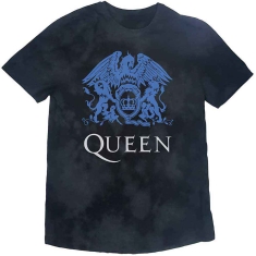 Queen - Blue Crest Boys T-Shirt Bl Dip-Dye