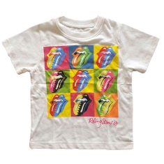 Rolling Stones - Two-Tone Tongues Toddler T-Shirt Wht