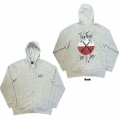 Pink Floyd The Wall - Wall Hammers Logo Grey Zip Hoodie 