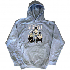 Nirvana - Trapper Hat Photo Lht Blue Hoodie 
