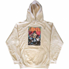 Nirvana - Trapper Hat Mono Logo Sand Hoodie 