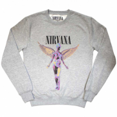 Nirvana - In Utero Uni Grey Sweatshirt 
