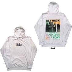 The Beatles - 3 Savile Row Uni Wht Hoodie 