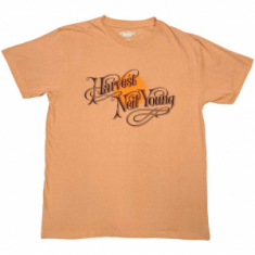 Neil Young - Harvest Uni Old Gold T-Shirt
