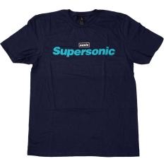 Oasis - Supersonic Title Colour Navy T-Shirt  (M)