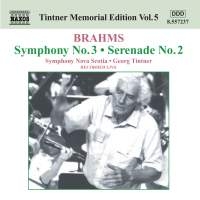 Brahms Johannes - Tintner Memorial Vol 5