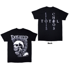 Exploited - Mohican Skull Uni Bl T-Shirt  (2XL)