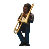 Jazzfigur - Trombon (Höjd Ca 12Cm)