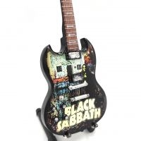Black Sabbath - Minigitarr Tribute (Höjd Ca 25Cm)