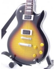 Guns N' Roses - Minigitarr Slash Gibson (Höjd 25Cm)