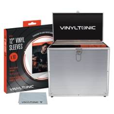 Vinyl Tonic - Silver Lp Case (With Cloth & 10Pk Outer Sleeves)