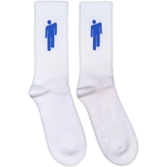Billie Eilish - Blue Blohsh Uni Wht Socks (Eu 40-45)
