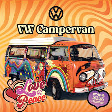 Vw Campervans  - 2026 Square Calendar