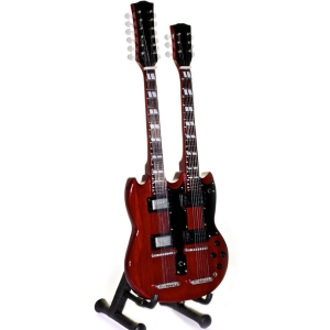 Led Zeppelin - Minigitarr Jimmy Page (Höjd Ca 25Cm